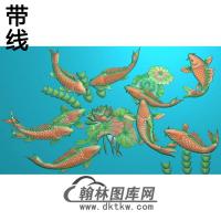 荷花精雕图（HHY-790）