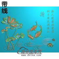 荷花精雕图（HHY-821）