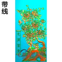 牡丹花鸟精雕图（MD-225)
