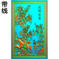 牡丹花鸟精雕图（MD-422)