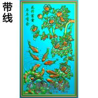 牡丹花鸟精雕图（MD-423)
