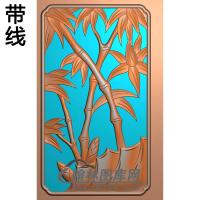 牡丹花鸟精雕图（MD-509)