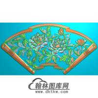 牡丹花鸟精雕图（MD-536)