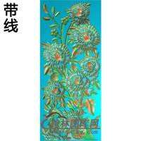 牡丹花鸟精雕图（MD-559)