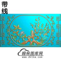 MH-021-紫翔龙梅花精雕图（MH-125）