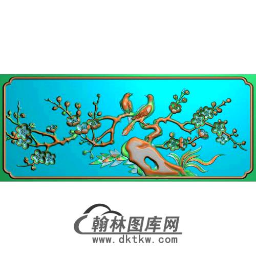 梅花喜雀无线精雕图（MH-147）
