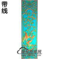 MH-5000-挂片 梅 长图精雕图（MH-204）