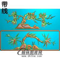 梅花抽斗精雕图（MH-302）