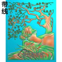 梅兰菊竹015_AUTOSAVE精雕图（MH-320）