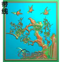 上门梅花精雕图（MH-365）