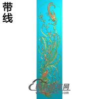 2008.6.17大衣柜门板兰花TRT精雕图（LH-004）