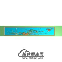HN-222-兰花鸟无线精雕图（LH-009）