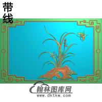LH-461-兰花鸟精雕图（LH-072）