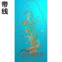 LH-3014-兰花鸟精雕图（LH-084）
