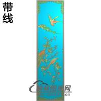 LH-3023-兰花鸟精雕图（LH-089）