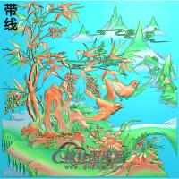 HD-016-花草动物系列精雕图（ZZ-083）