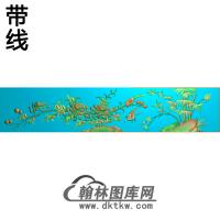 HN-2212花鸟菊竹精雕图（ZZ-103）