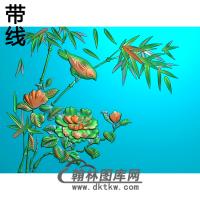 ZZ-455-竹鸟花精雕图（ZZ-194）