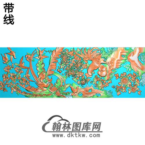 菊花精雕图（JH-008)