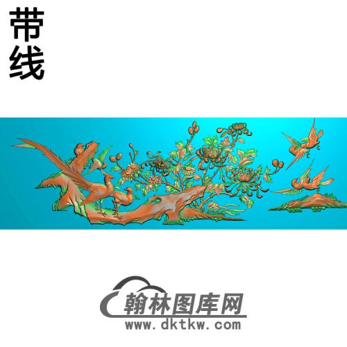 菊花精雕图（JH-028)