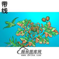 菊花精雕图（JH-103)