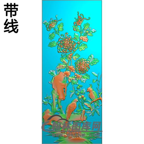 菊花精雕图（JH-154)