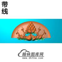 葡萄椅脑精雕图（PT-030）