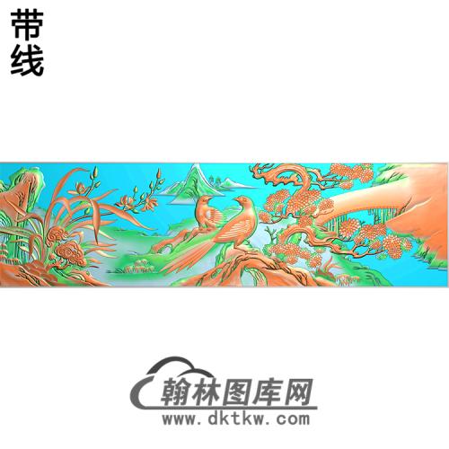 HD-052-花草动物系列精雕图（ZHN-032）