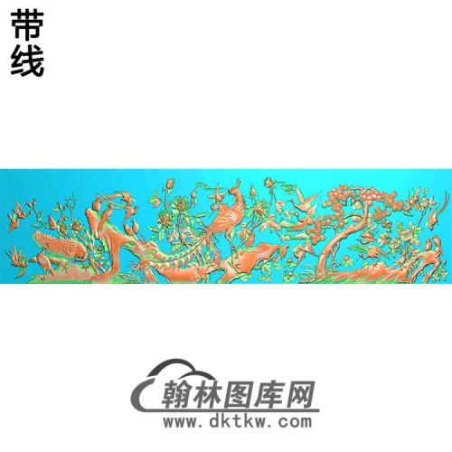 HD-075-花草动物系列精雕图（ZHN-036）