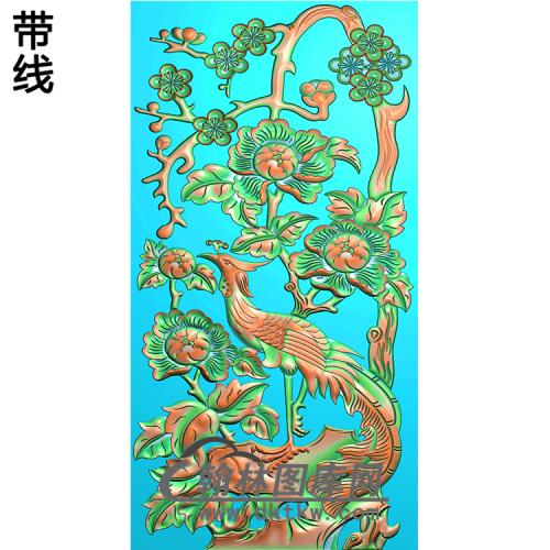 花草动物系列精雕图（ZHN-048）