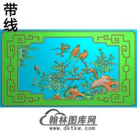 HN-011-海棠莺精雕图（ZHN-089）