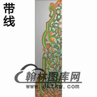 精品花鸟床背板图两个精雕图(CTBB-037)