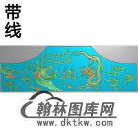 龙凤大床精雕图(CTBB-038)