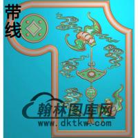 大号奔驰扶手前板.精雕图(FS-073)