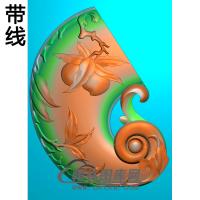 TJYB-453弯桃子陈精雕图(HJ-016)