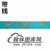 3人侧牙板精雕图（YB-002）