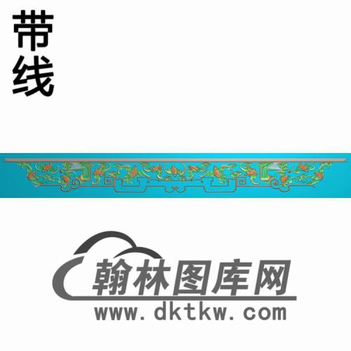 TJYB-1208-百福罗汉床牙料精雕图（YB-041）