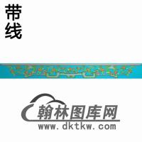 TJYB-1254-罗汉床牙料精雕图（YB-077）