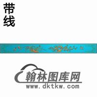 TJYB-1255-梅兰牙板精雕图（YB-078）
