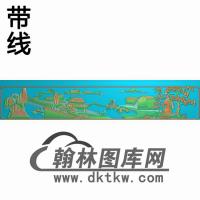 TJYB-1270-山水肚板精雕图（YB-087）