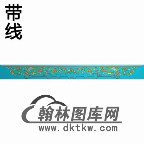 TJYB-1323-百福罗汉床牙料精雕图（YB-122）