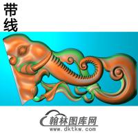 DX-3010-象头沙发扶手精雕图（YN-019）