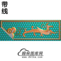YN-700-长 椅脑 接头 2上精雕图（YN-043）