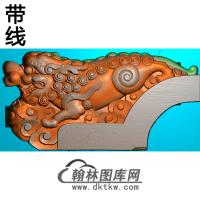 扶手原样无线精雕图（YN-057）