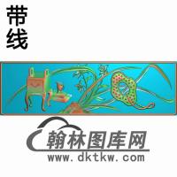 柜子抽斗板精雕图(CTM-015)