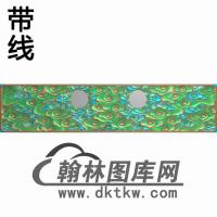 L--1166龙置物柜抽斗精雕图(CTM-051)