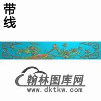 牡丹抽斗 (2)精雕图(CTM-084)