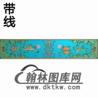 现代床抽屉精雕图(CTM-089)