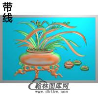 LH-190-兰花精雕图(LHP-003)