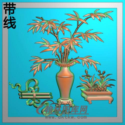 HC-055-花草系列精雕图(zzP-001)